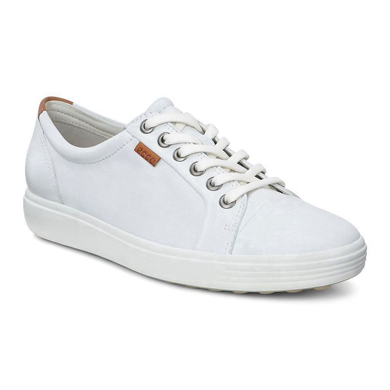 Women Flats Ecco Soft 7 W - Sneakers White - India PGZMEI275